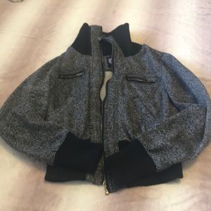 Black and grey jacket